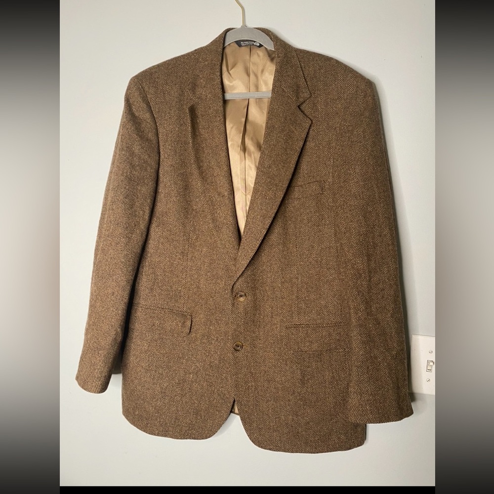 JG Hook Tweed Sport Coat Jacket Blazer Size 44
